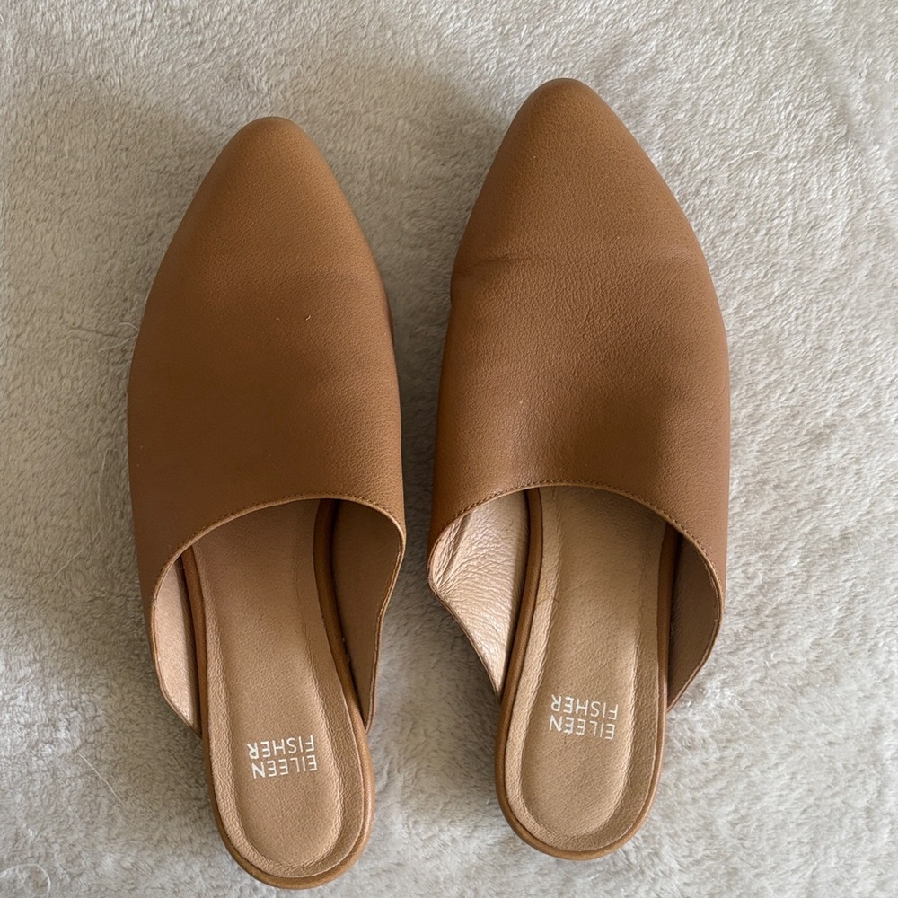 Eileen Fisher Women's Brown Mules